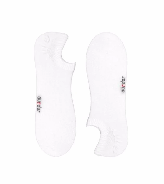 Dündar Erkek Plus Sneaker Çorap - 12 Adet  Beyaz 41-45 ürün görseli 1