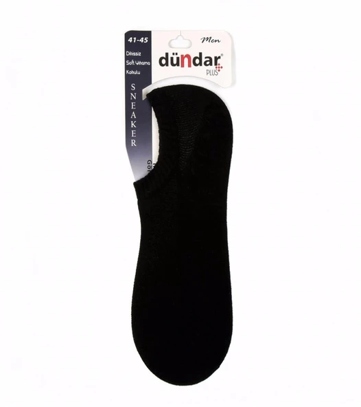 Dündar Erkek Plus Sneaker Çorap - 6 Adet  Siyah 41-45 ürün görseli 1