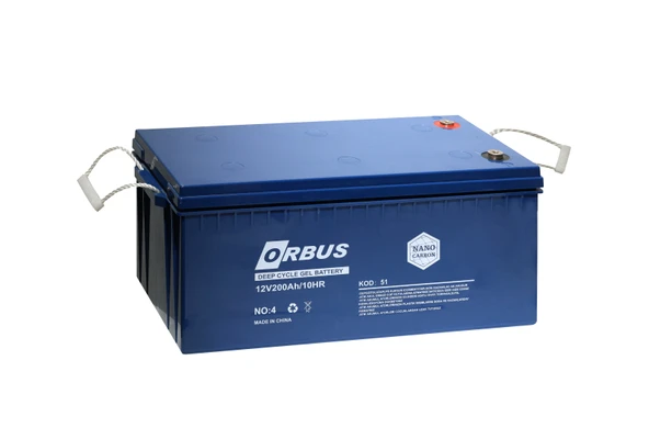 Jel akü 12V 200Ah Orbus ürün görseli 1