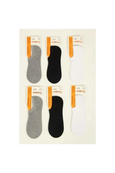 Dündar Kadın Modal Plus Sneaker Çorap 6876 - 12 Adet  Karışık Renk 36-40 ürün görseli 1