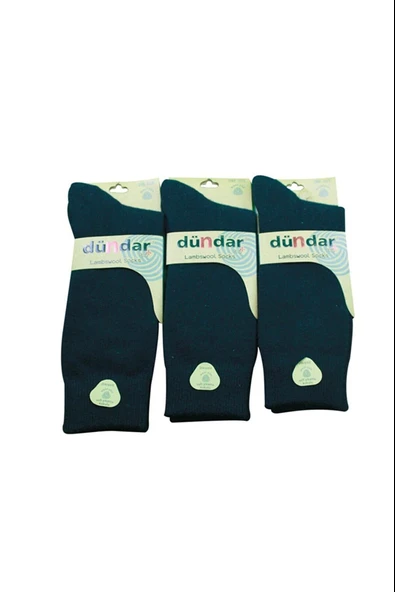 Dündar Erkek Plus Lambswool Yün Çorap 5909 - 12 Adet  Siyah 41-45 ürün görseli 1