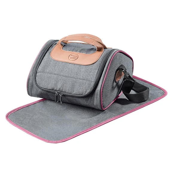 Picnik Yetişkin Beslenme Çantası 4.4 Litre Gri-Pembe 3154148722014 ürün görseli 1