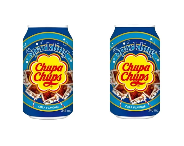 Chupa Chups Sparkling Cola Flavour - Kola Aromalı Gazlı İçecek 345 ml (2 ADET) ürün görseli 1