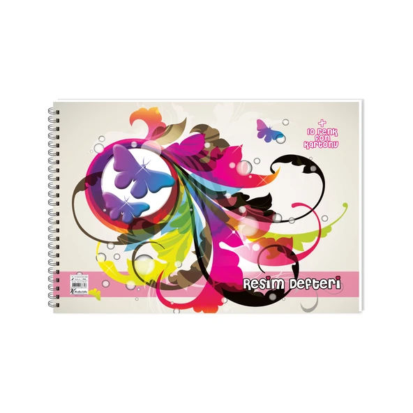 Keskin Color Resim Defteri Fon Kartonlu 25X35Cm 10+10 Yaprak 301510-99 ürün görseli 1