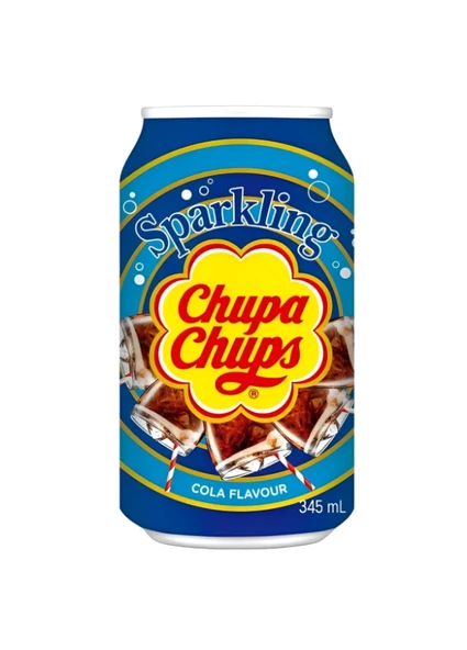 Chupa Chups Sparkling Cola Flavour - Kola Aromalı Gazlı İçecek 345 ml ürün görseli 1