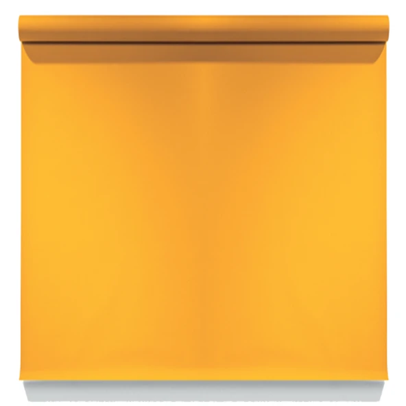 Visico Yellow Orange kağıt fon perdesi 272x1100 cm ürün görseli 1