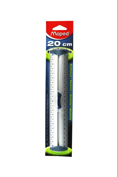 Alüminyum Çift Desimetre Cetvel 20Cm 3154141201202 ürün görseli 1