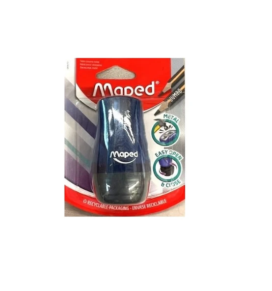 Yeni Tonic Metal Çift Delikli Kalemtraş Blister (Karışık Renk 1 Adet) 068610 ürün görseli 1