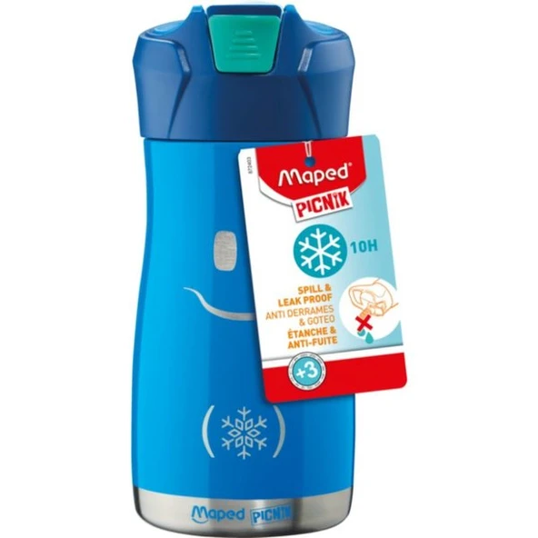 Picnik 350 Ml Concept Çocuk Soğuk Su Termosu (Matara) Mavi 872403 ürün görseli 1