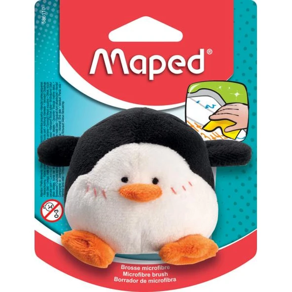 Peluş Beyaz Tahta Silgisi Penguen Blister (1 Adet) 586110 ürün görseli 1