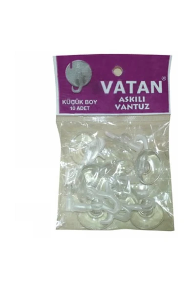 Vatan Vantuz Kancalı 10 Lu Küçük Vt403 ürün görseli 1