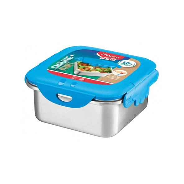 Picnik Lunch Box Çelik Yemek Kutusu (Beslenme Kutusu) Concept Kids 1 Litre Mavi 872503 ürün görseli 1
