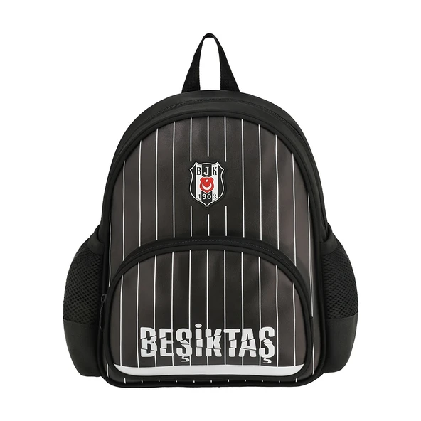 Me Çanta Anaokul Sırt Çantası Beşiktaş İnce Çubuk Desenli Suni Deri 25353 ürün görseli 1