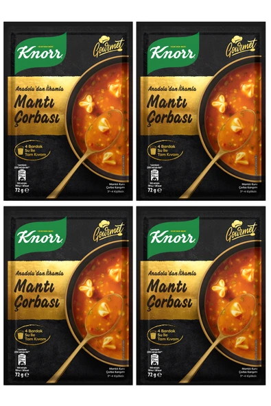 Knorr Mantı Çorbası Gourmet 72 gr x 4 Adet ürün görseli 1