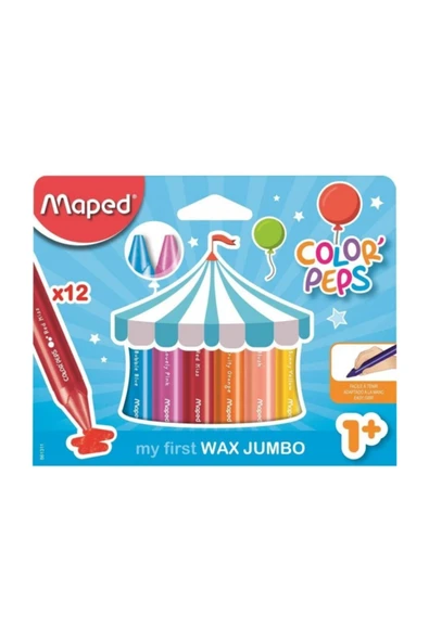 Color Peps Jumbo Mum Boya 12 Renk 3154148613114 ürün görseli 1