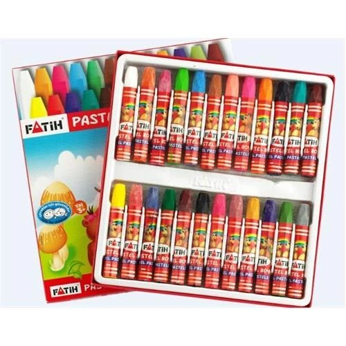 Fatih Pastel Boya 24 Renk King Size Kutulu FA50340PB24RKS ürün görseli 1