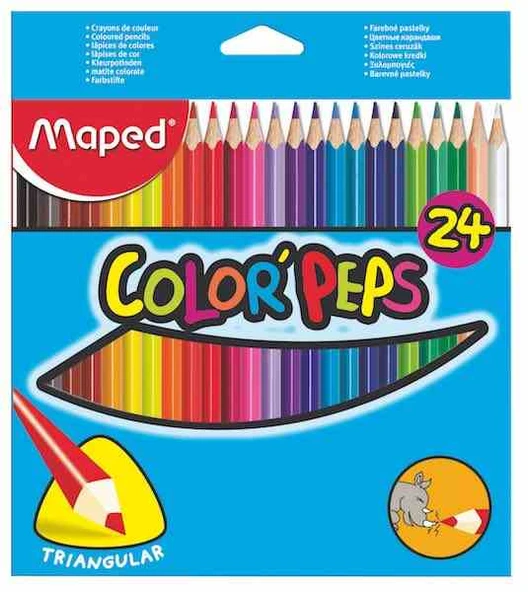 Color Peps Kuru Boya Kalemi 24 Renk 3154141832246 ürün görseli 1