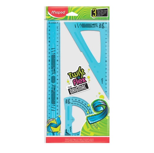 TwistN Flex Esnek Cetvel Seti (Kit 3 Parça 30Cm) 3154148950554 ürün görseli 1
