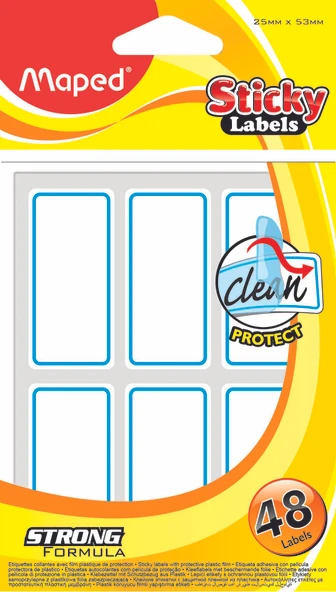 Sticky Notes 25 X 53 Mm Yapışkanlı Ayraç 50 Yapışkanlı Etiket (24 Lü Paket) 3154147741108 ürün görseli 1