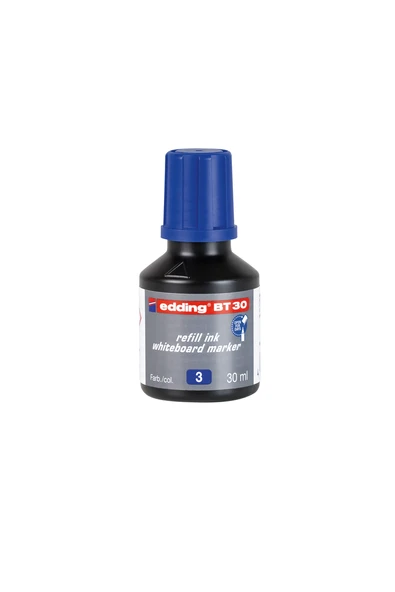 BT30 Tahta Kalemi Mürekkebi (Mürekkep) 30ML Mavi (10 Lu Paket) ürün görseli 1