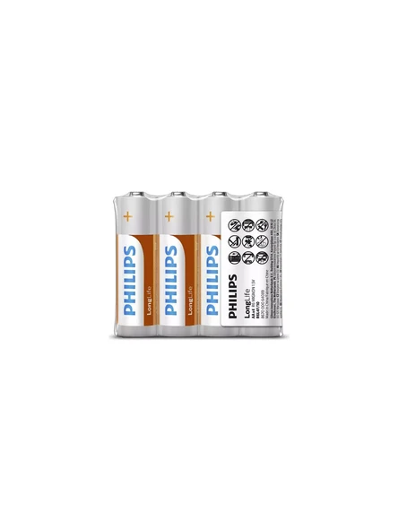 Philips Longlife Kalem Pil AA 4 Lü ürün görseli 1