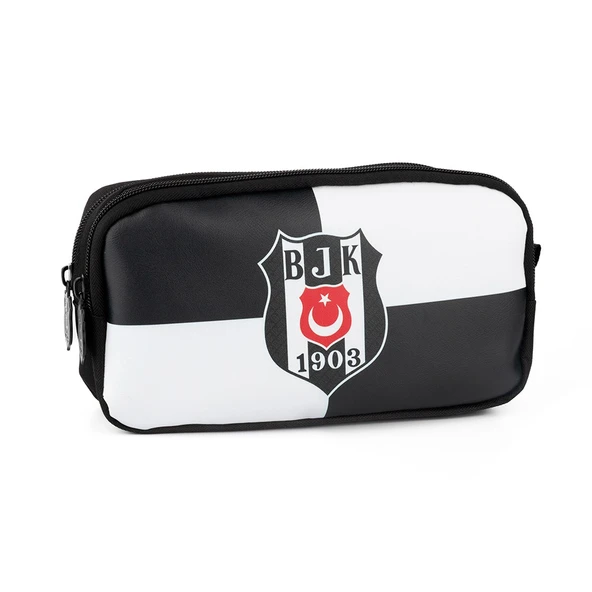 Me Çanta Kalem Çantası Beşiktaş Bjk 1903 Logo Desenli Suni Deri 25363 ürün görseli 1