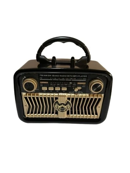 Everton Rt-551 Bluetooth Fm-Usb-Tf-Aux Şarjlı Nostaljik Radyo ürün görseli 1