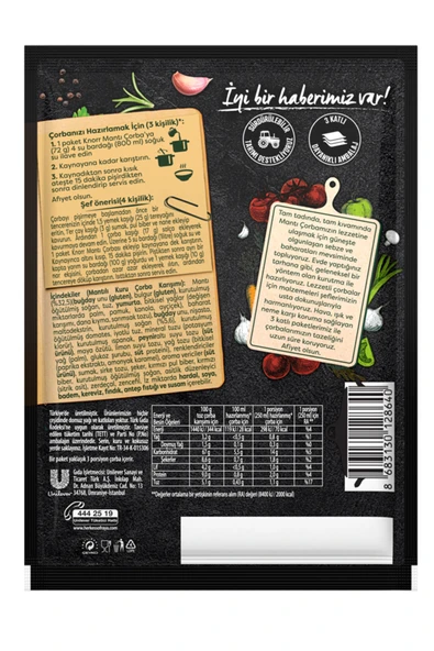 Knorr Mantı Çorbası Gourmet 72 gr - Resim 2