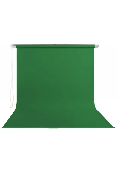 Neta Fon Kumaş yeşil sonsuz fon perdesi 160x270 cm ürün görseli 1