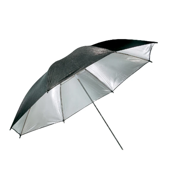 Visico UB-003 110 cm Siyah/gümüş şemsiye ürün görseli 1