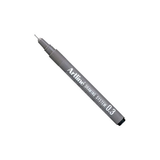 Artline Teknik Çizim Kalemi Drawing System 0.03 Mm Uç Siyah EK-2303 (12 Li Paket) ürün görseli 1