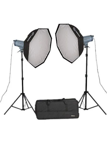 Visico VC-600HS TTL 2'li paraflaş seti Sony Uyumlu ürün görseli 1
