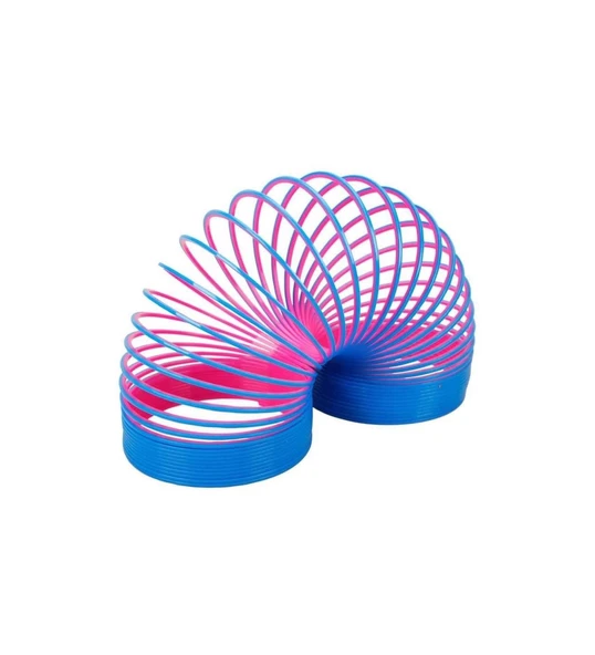 Sunman Oyuncak Rainbow Çift Renkli Stres Yayı S03011028 (Karışık Renk 1 Adet) ürün görseli 1
