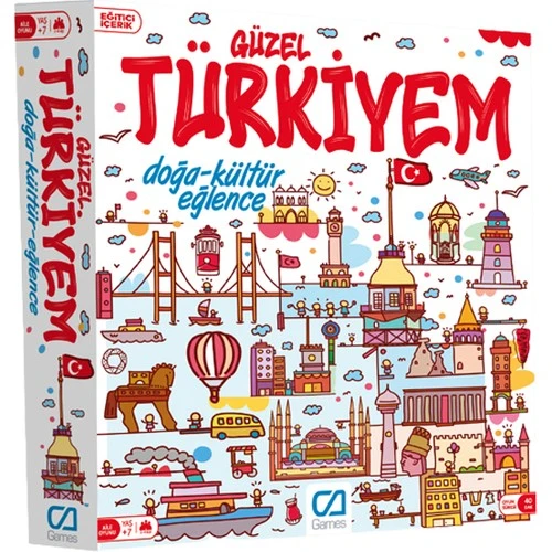 Ca Games Güzel Türkiyem Doğa Kültür Eğlence Kutu Oyunu 5160 ürün görseli 1
