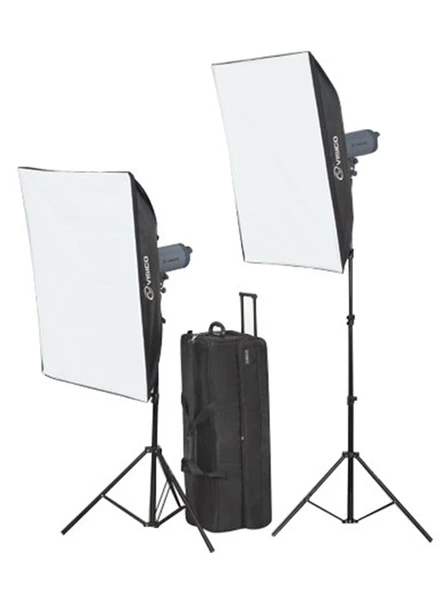 Visico VC-600HH II 2li paraflaş seti (600w) ürün görseli 1