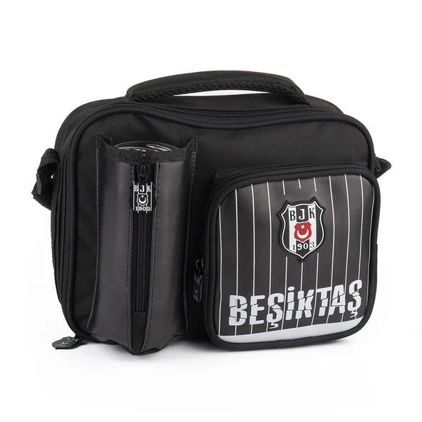 Me Çanta Beslenme Çantası Beşiktaş İnce Çubuk Desenli Suni Deri 25354 ürün görseli 1