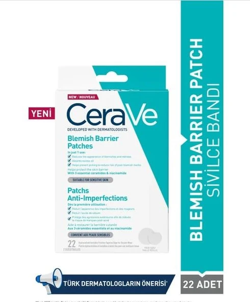 CeraVe Blemish Barrier Patch Sivilce Bandı 22 Adet ürün görseli 1