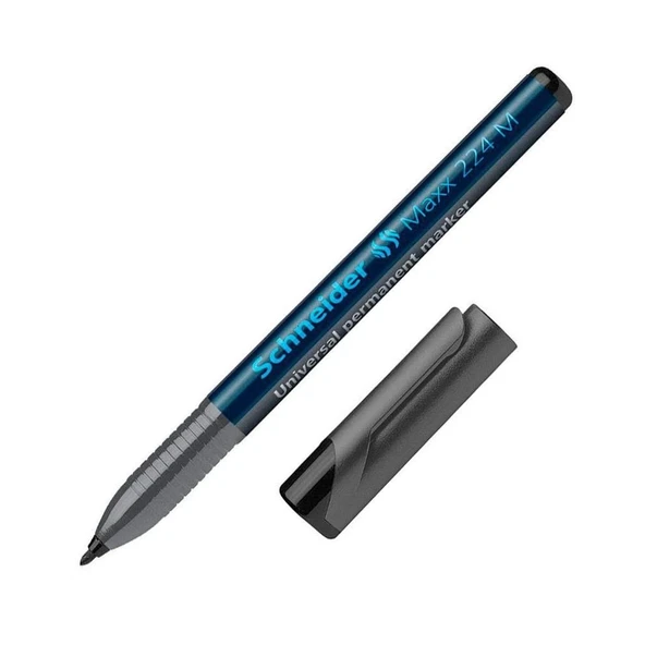 Schneider Asetat Kalemi Permanent M Seri 1.0Mm Siyah 224 SCP10 (10 Lu Paket) ürün görseli 1