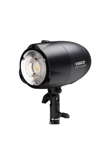 Visico VL-400 II Plus 3'lü paraflaş seti (400w) - Resim 2