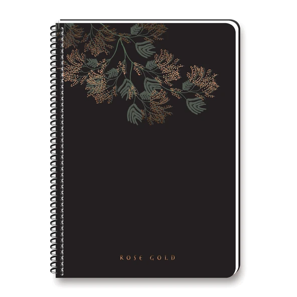 Rosegold A4 60 Yaprak Çizgili Pp Kapak Spiralli Defter 60 Gram (4 Lü Paket) ürün görseli 1