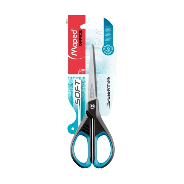 Essentials Soft Yumuşak Scissors Makas 17 Cm Blister 468210 ürün görseli 1