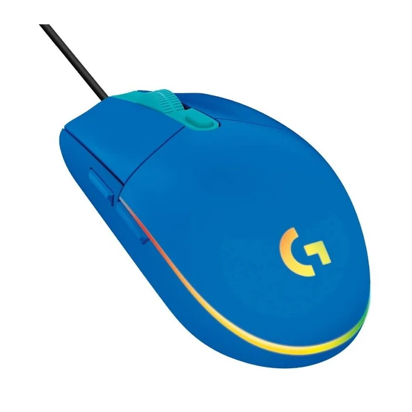910-005824 G102 Lightsync Mavi 8000Dpi 6 Tuş Optik Rgb White Kablolu Gaming (Oyuncu) Mouse ürün görseli 1