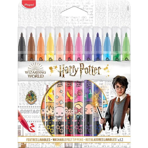 Harry Potter Keçeli Kalem 12 Renk 845407 ürün görseli 1