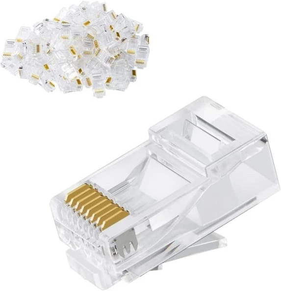 Cat5 Rj45 Konnektör Fnw-Rj4526N (100 Lü Paket) ürün görseli 1