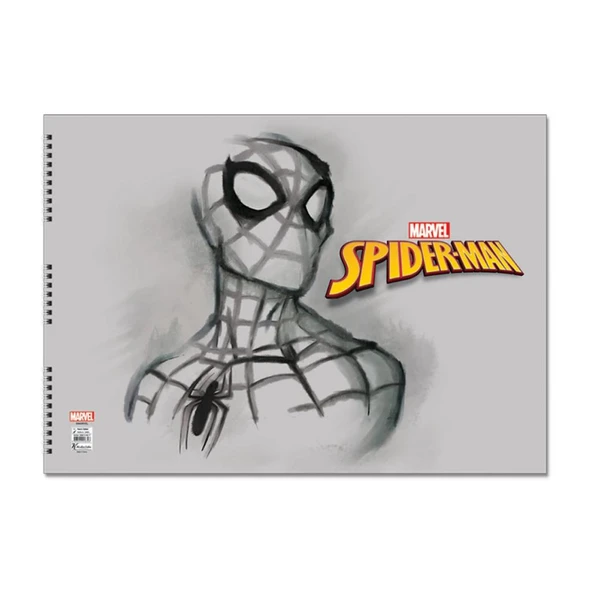 Spiderman 35X50Cm 15 Yaprak Spiralli Resim Defteri 110 Gram (4 Lü Paket) ürün görseli 1