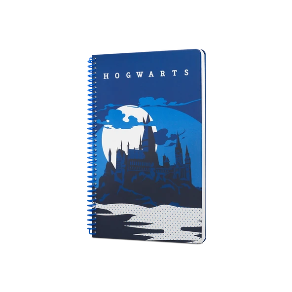 Mabbels Harry Potter Hogwarts Spiralli Not Defteri Lacivert 80 Yaprak Kareli 17X24Cm Dft-388425 ürün görseli 1