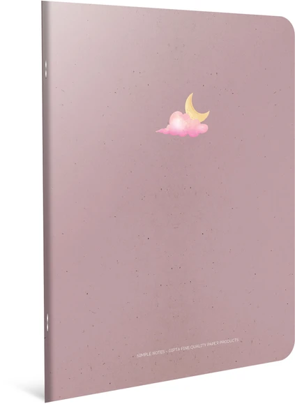 Simple Notes Tel Dikişli Karton Kapak Defter A4 60 Yaprak Kareli (6 Lı Paket) 5815 ürün görseli 1