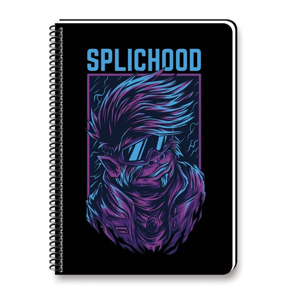 Rebel A4 60 Yaprak Çizgili Pp Kapak Spiralli Defter 60 Gram (4 Lü Paket) ürün görseli 1