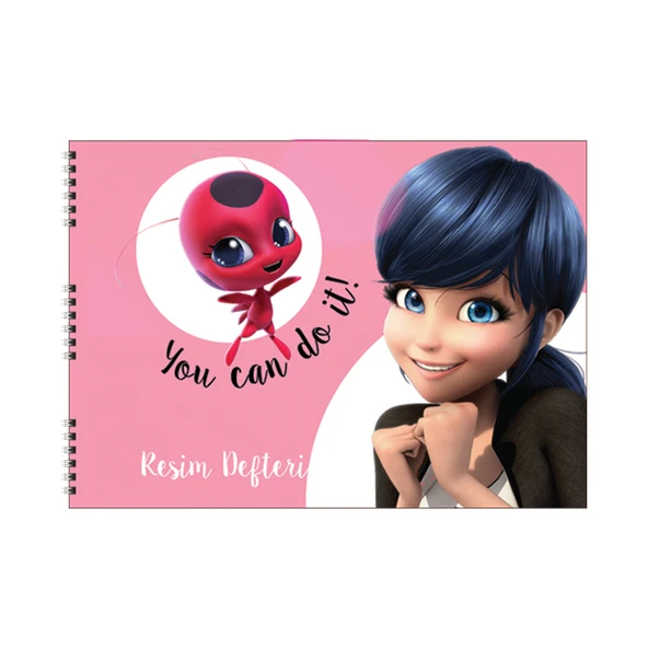 Lady Bug 25X35Cm 15 Yaprak Spiralli Resim Defteri 110 Gram (4 Lü Paket) ürün görseli 1