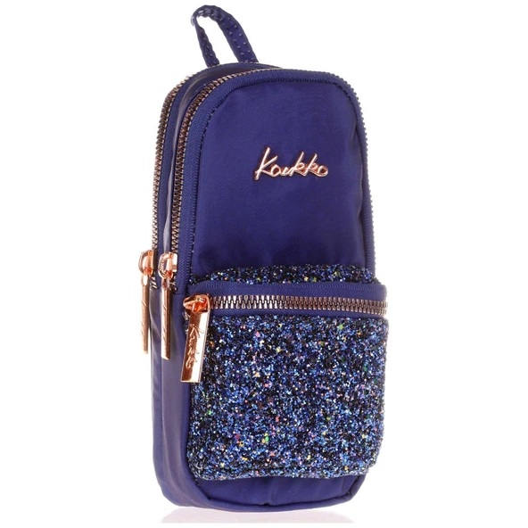 Kaukko Kalem Çantası Bright Junior Bag Taşlı-Lacivert K2469 ürün görseli 1